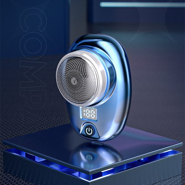 Digital Waterproof Portable Electric Shaver for Travel | Type-C Rechargeable Mini Razor