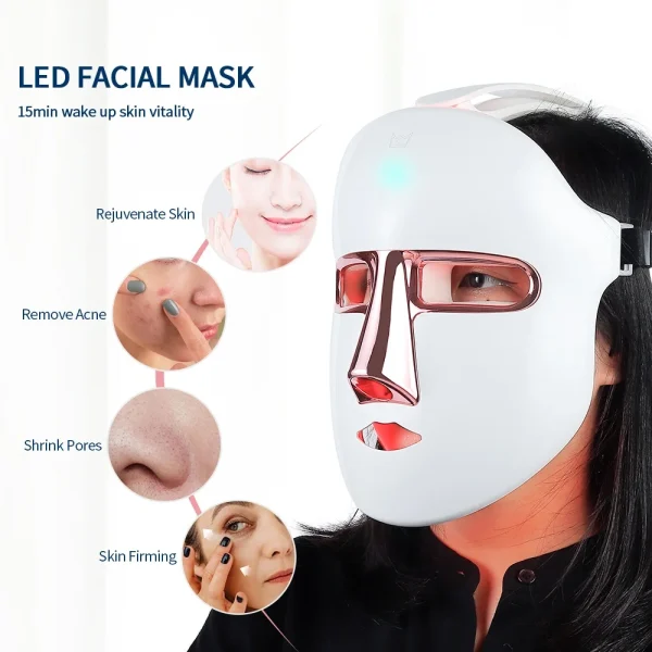 LED Face Mask Original for Acne Treatment and Skin Rejuvenation | LED face mask, acne treatment, skin rejuvenation