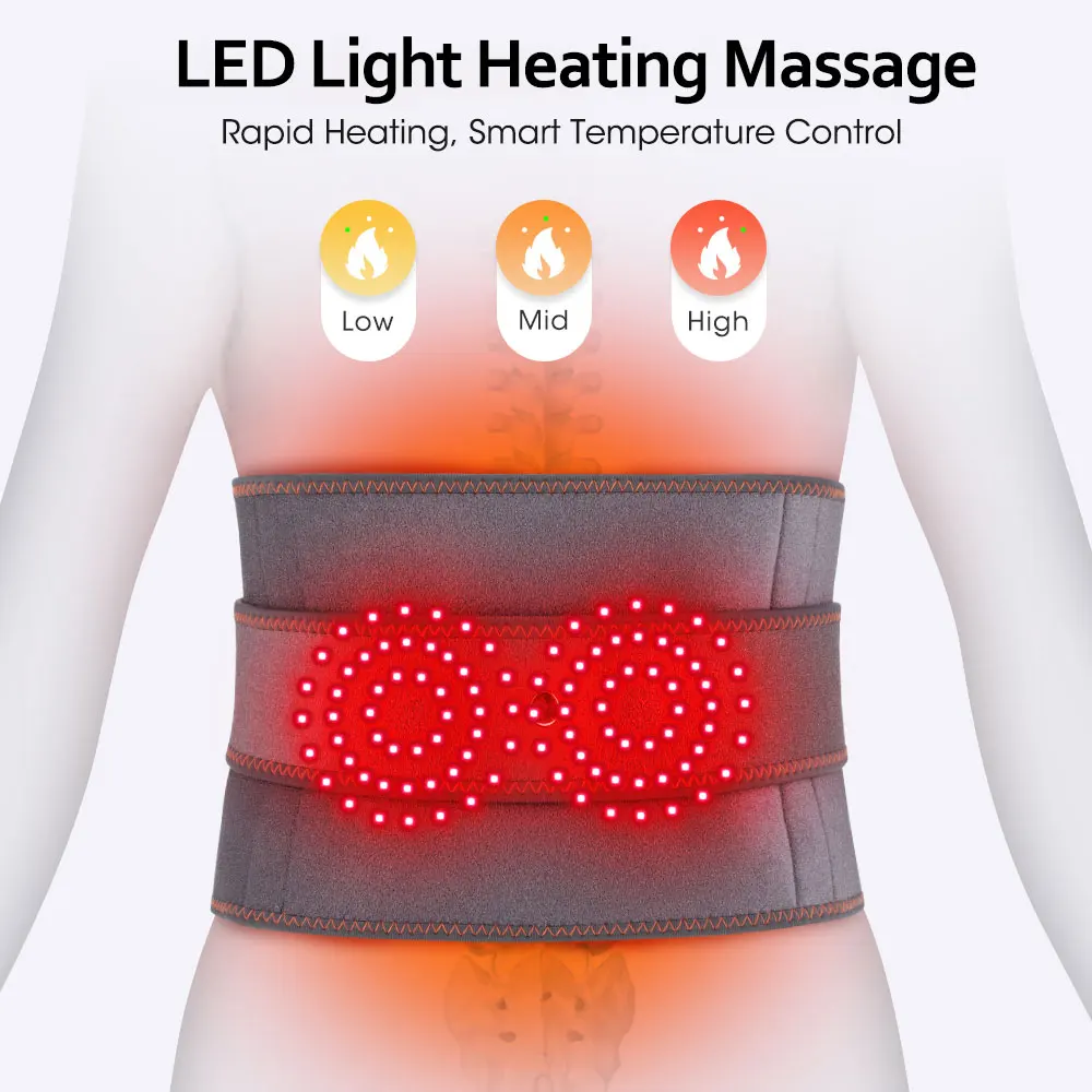 Heating Waist Massager Original for Back Pain Relief | waist massager, heating belt, back support - Image 3