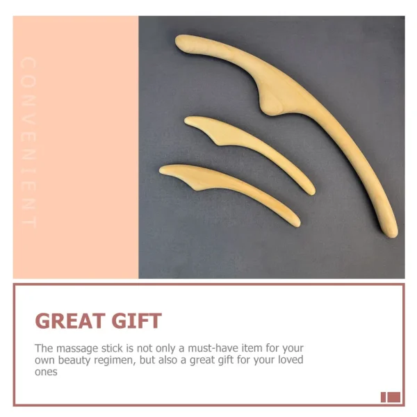 Wood Gua Sha Stick Original for Face Sculpting | gua sha, face massage, facial lifting