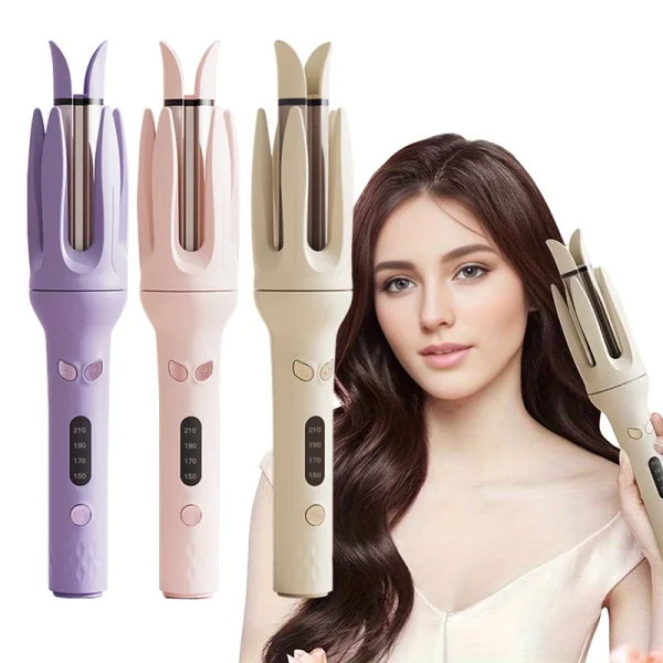 Automatic Hair Curler Original for Effortless Long-Lasting Curls | automatic hair curler, ceramic curling iron, anti tangle