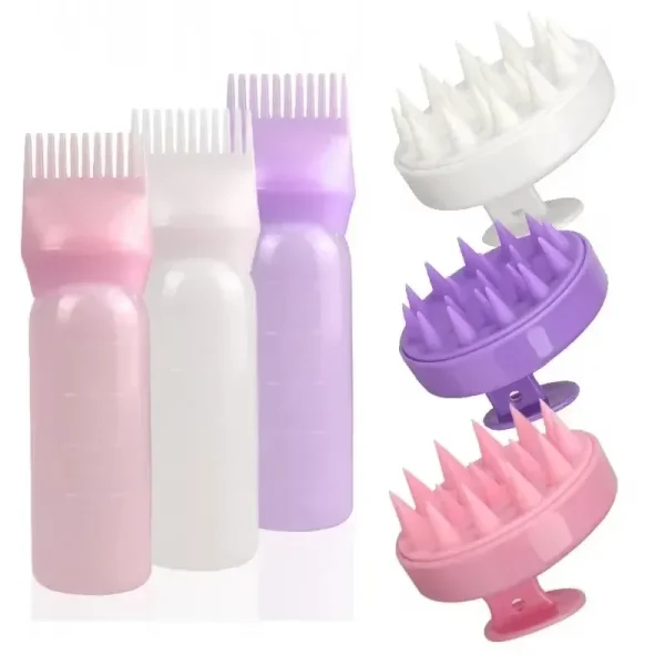 Silicone Shampoo Brush Original for Deep Scalp Cleansing | shampoo brush, scalp massage, hair care
