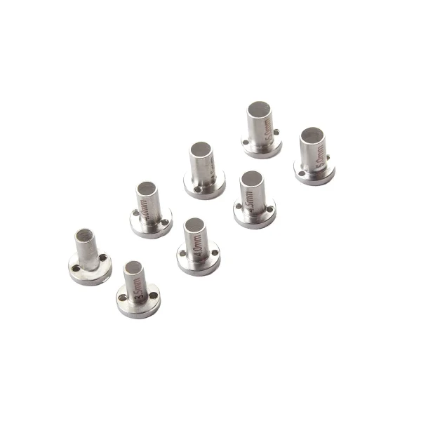 5-pcs Lot Stainless Steel 3.5mm/4mm/4.5mm/5mm Reusable Skin Protectors for Liposuction Surgery Skin Cover