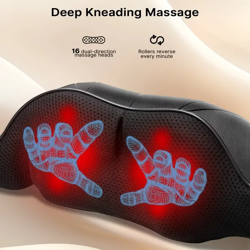 Shiatsu Neck Pillow Original for Neck Pain Relief | neck pillow, shiatsu massager, cervical support - Image 5