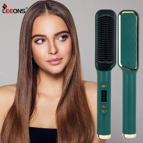 Hot Hair Straightening Brush Original for Smooth Hair | straightening brush, hot comb, hair brush
