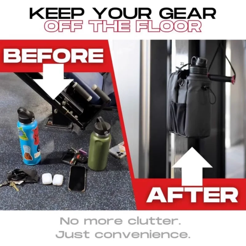 Magnetic Water Bottle Bag Original for Hands-Free Gym Storage | water bottle bag, magnetic bag, gym accessories - Image 3