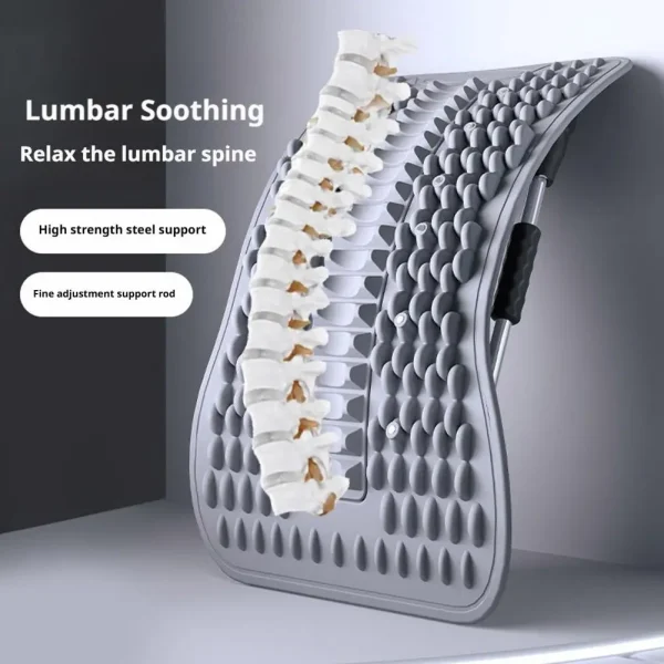 Lumbar Back Stretcher Device Stretch Lumbar Spine Relieve Massage Compression Vertebrae Nerve Lumbar Back Magnetic Corrector S3W8